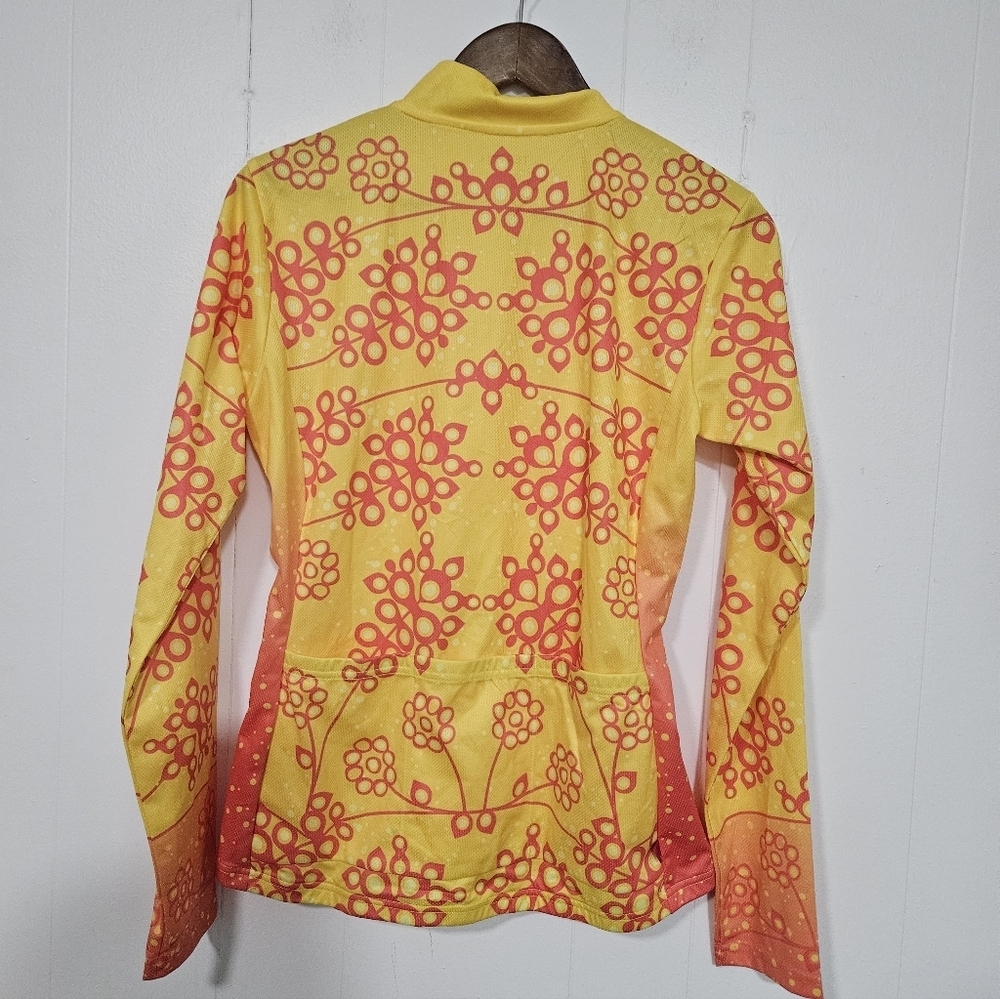 NWT Terry Women's Strada Long Sleeve Jersey (Linky/Lemon) - Picture 7 of 9